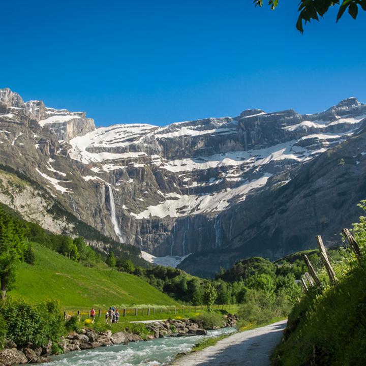 Le cirque de Gavarnie et sa cascade