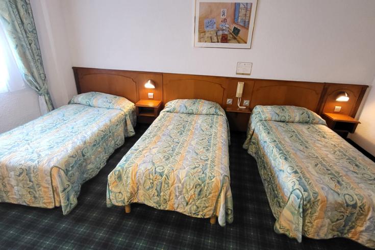 Driepersoonskamer Hotel Christ Roi 4 sterren Lourdes